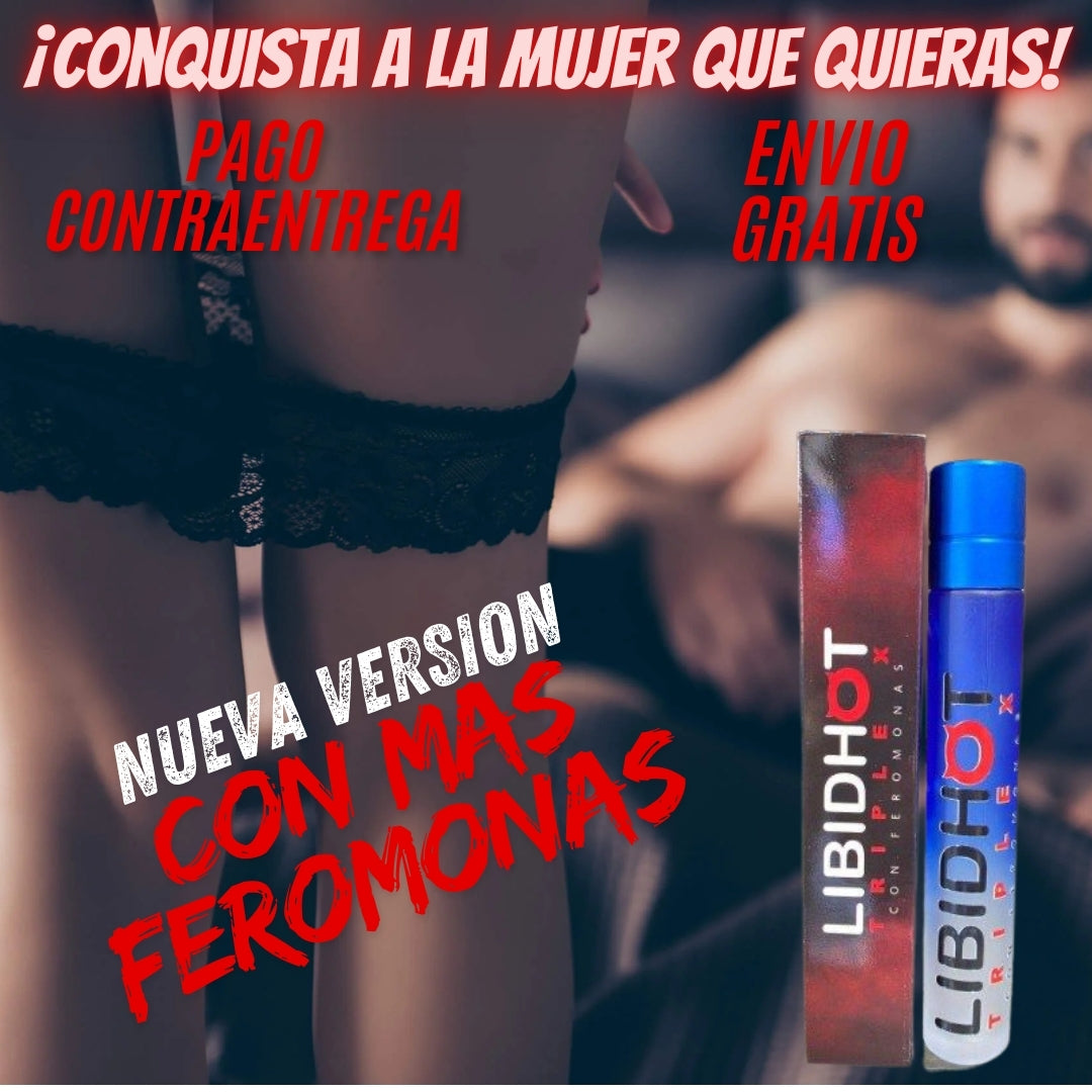 2x1 LibidHot Triple X Feromonas para hombre