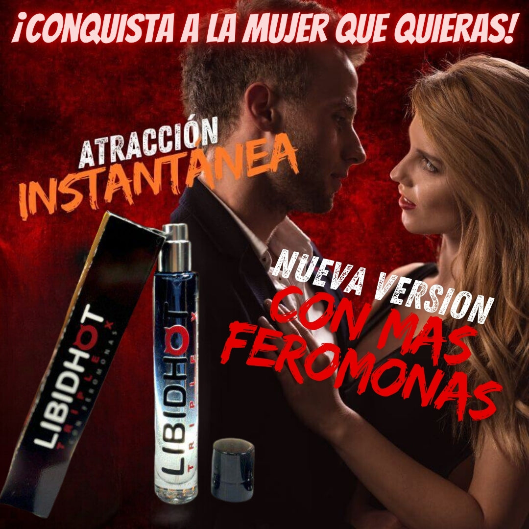 2x1 LibidHot Triple X Feromonas para hombre