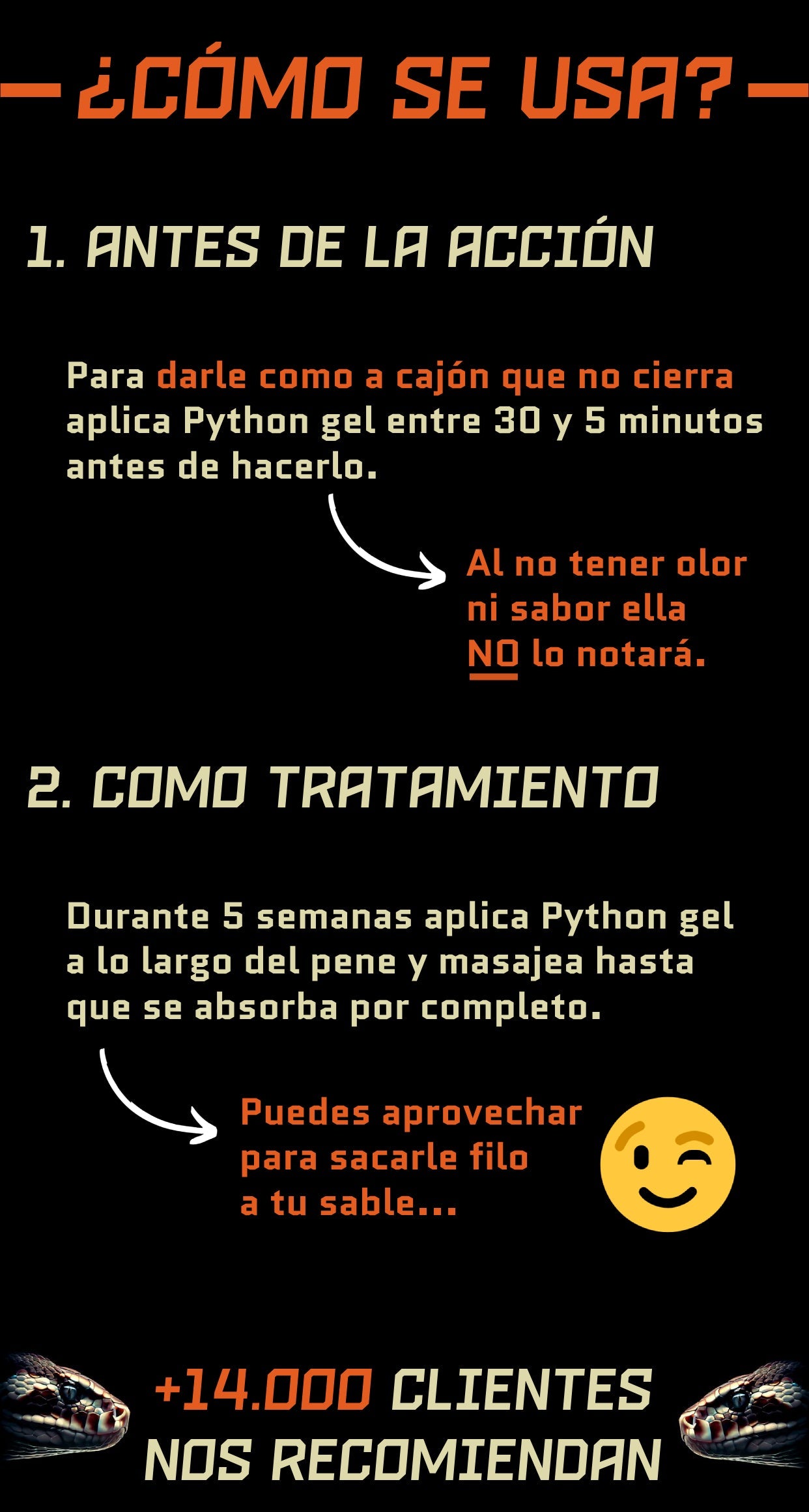 2x1 Python Gel Potenciador y Agrandador