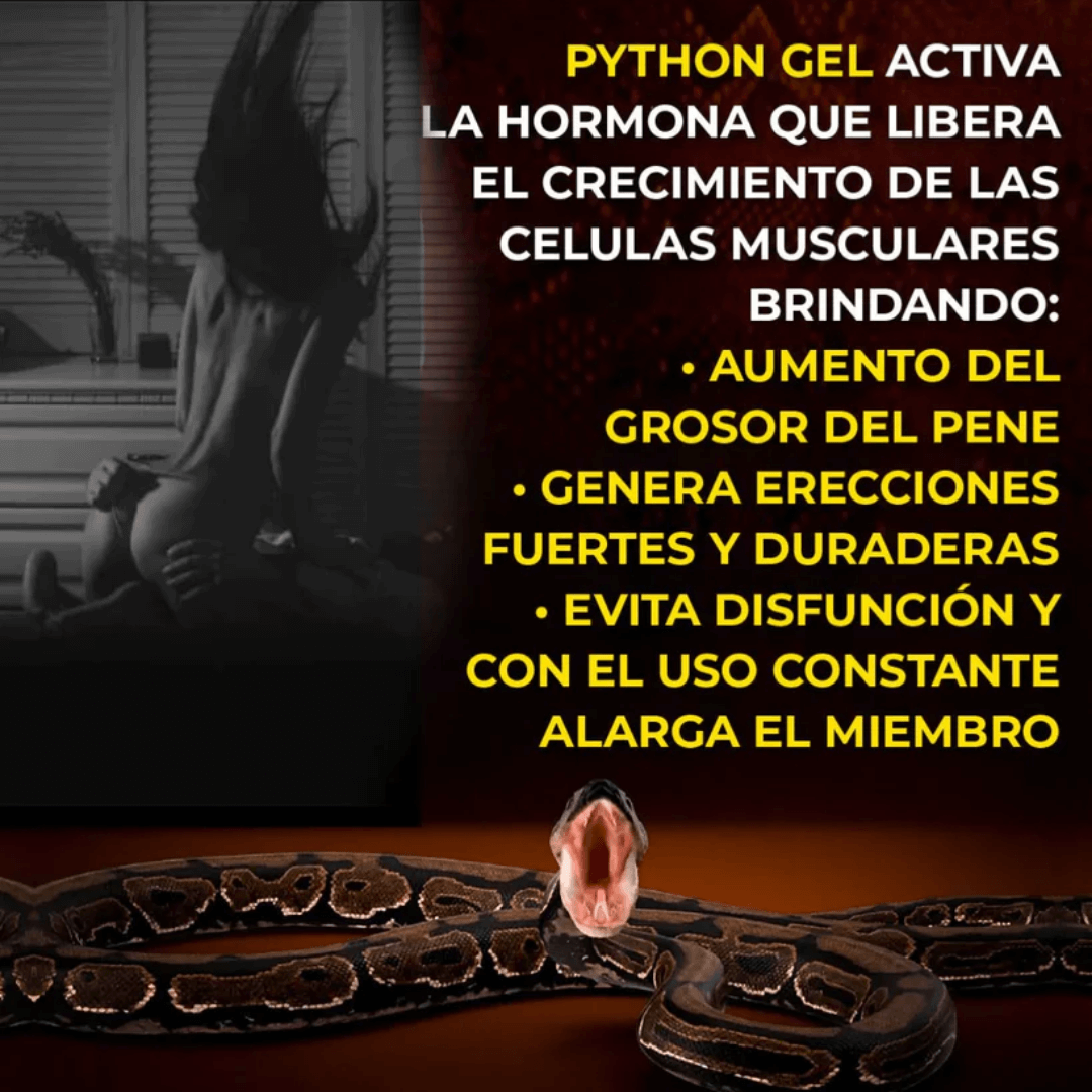 2x1 Python Gel Potenciador y Agrandador
