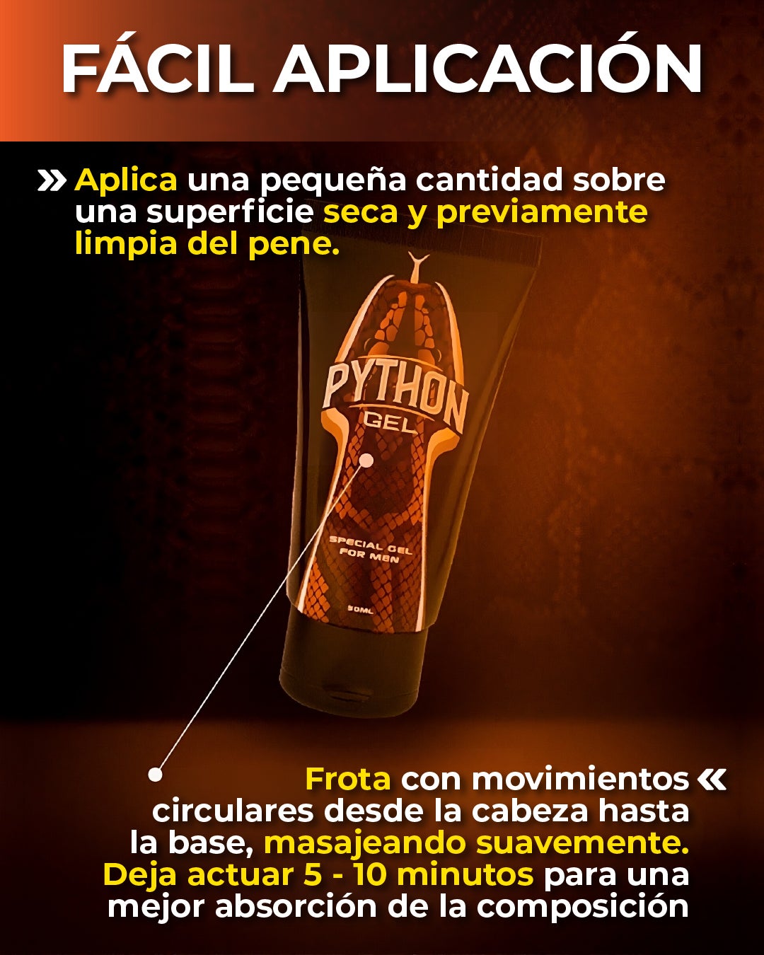 2x1 Python Gel Potenciador y Agrandador
