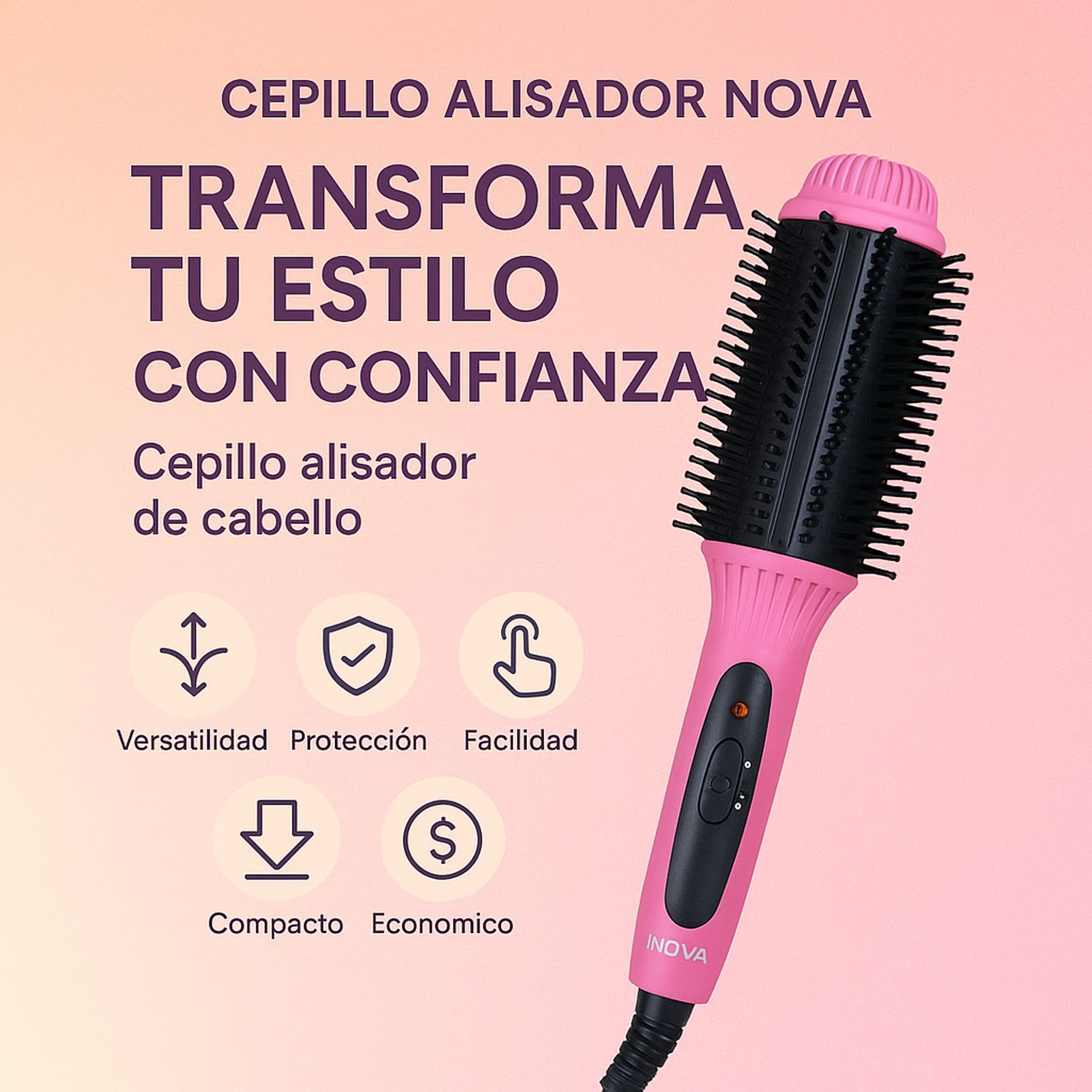 Cepillo Alisador nova - foto de catálogo