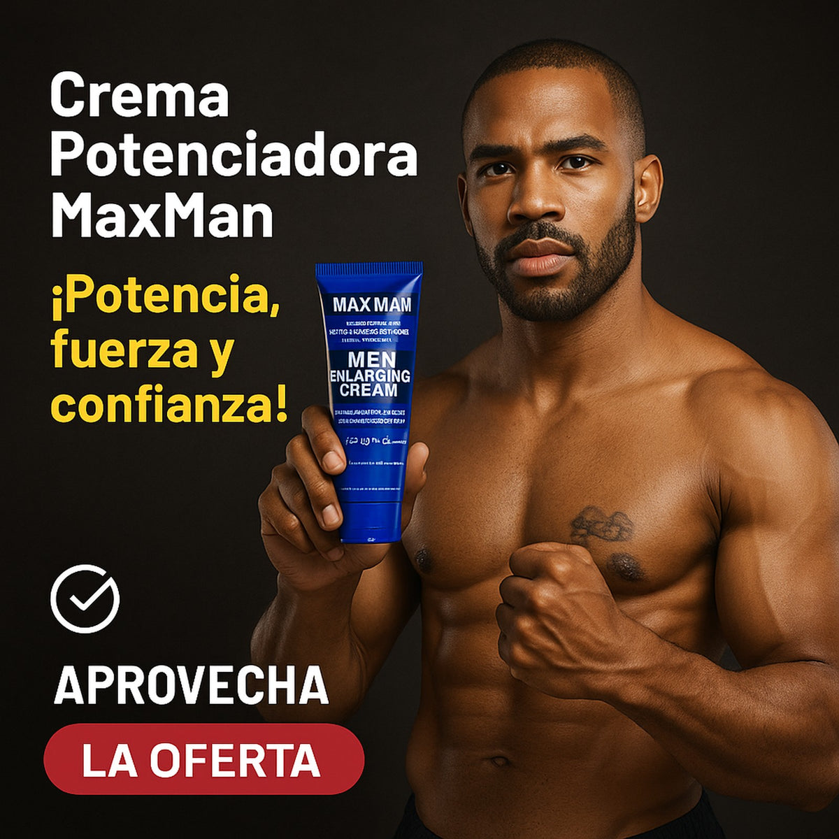 Gel Potenciador Sexual MaxMan - foto de catálogo