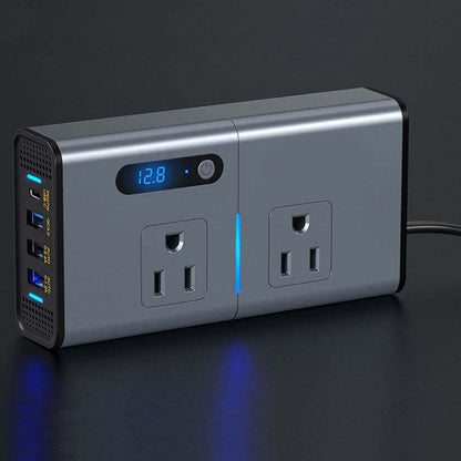 Inversor para autos 300W con USB y USB C