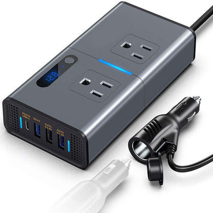 Inversor para autos 300W con USB y USB C