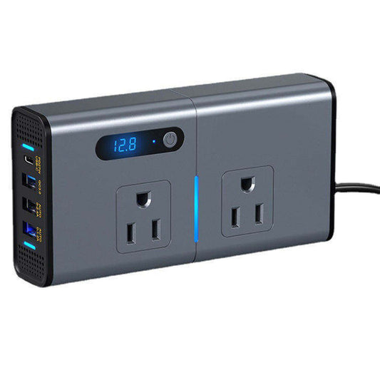 Inversor para autos 300W con USB y USB C - foto de catálogo