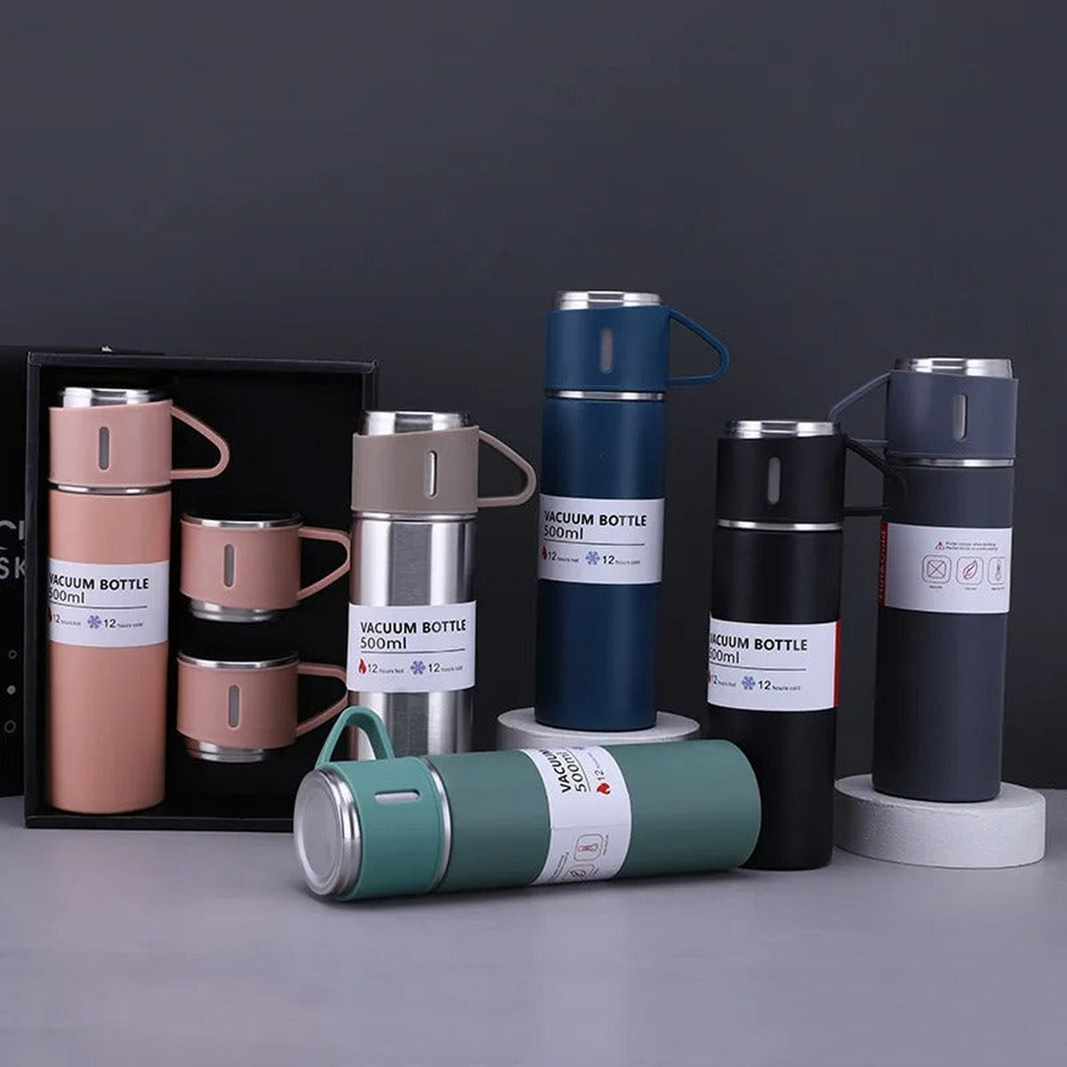 ThermoTrinity Deluxe™ de acero inoxidable con 3 tazas - foto de catálogo