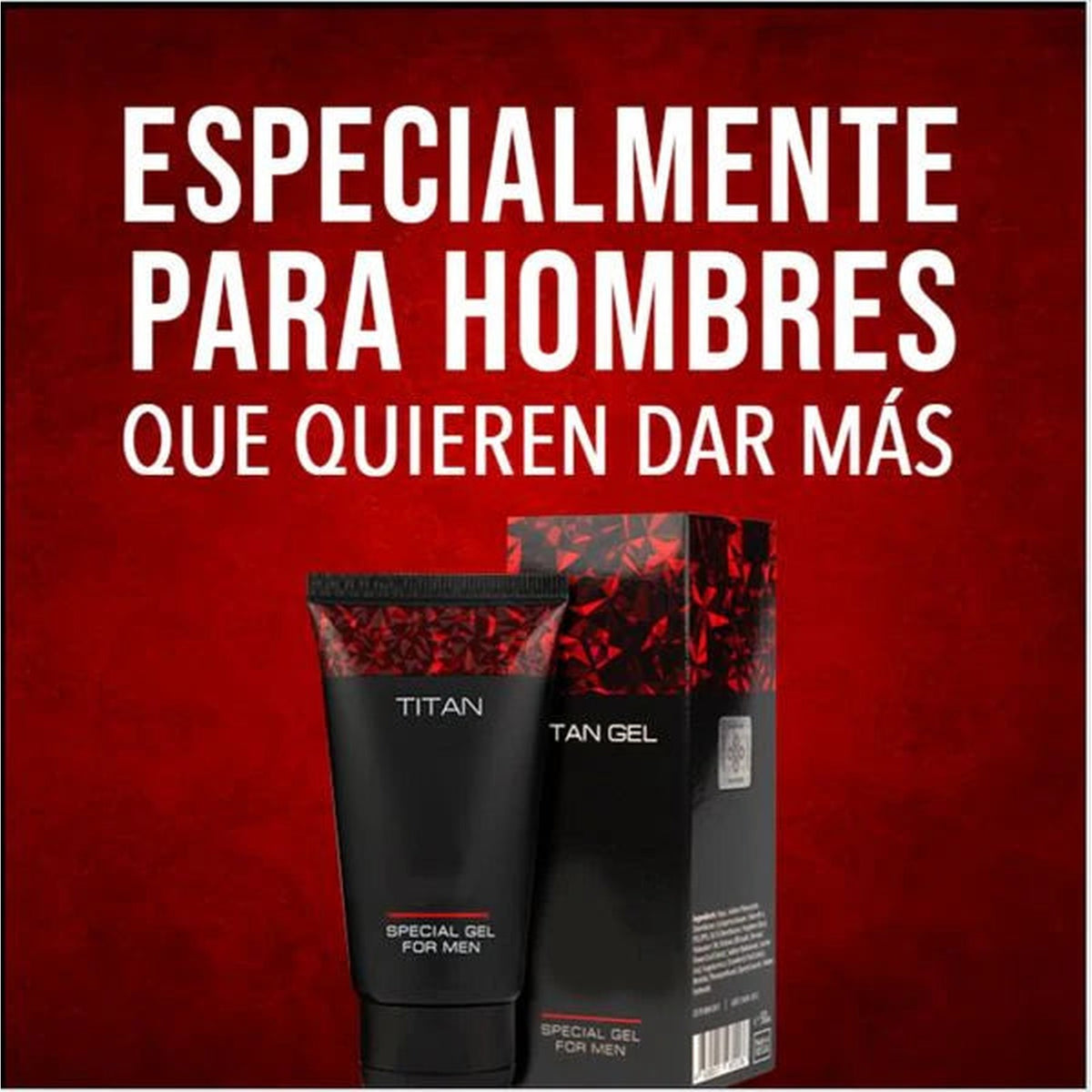 Titan Gel potenciador y agrandador sexual - foto de catálogo